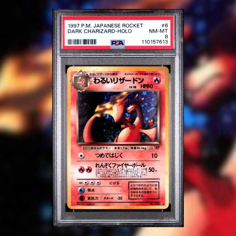 Dark Charizard Team Rocket 006 (PSA 8)