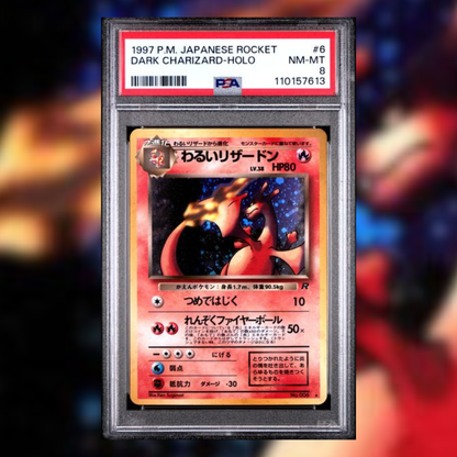 Dark Charizard Team Rocket 006 (PSA 8)
