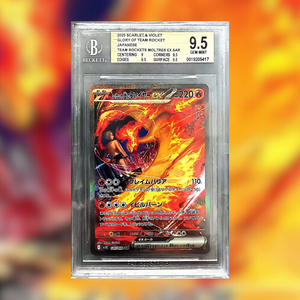 Moltres del Team Rocket EX SV10-124 (BGS 9.5)