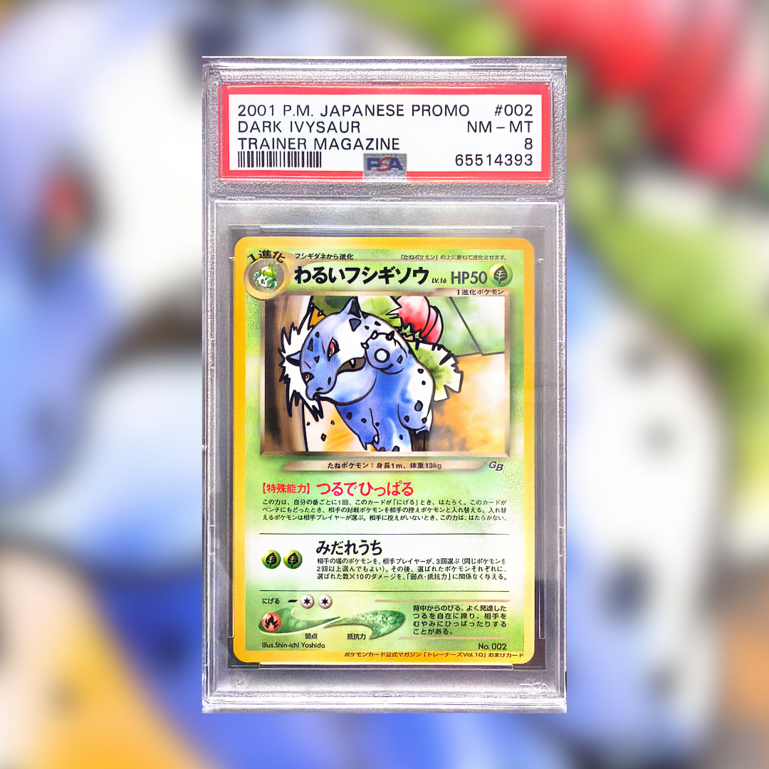 Dark Ivysaur 002 (PSA 8)