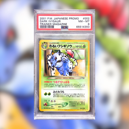 Dark Ivysaur 002 (PSA 8)