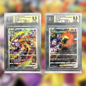 Charizard Vastro & Mewtwo Vastro S12A-221/S12A-212 (BGS 9.5)