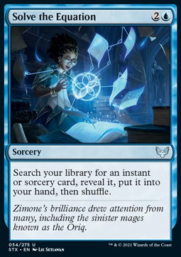 Risolvere l'Equazione - Strixhaven: Scuola dei Maghi (Uncommon) [STX-54]