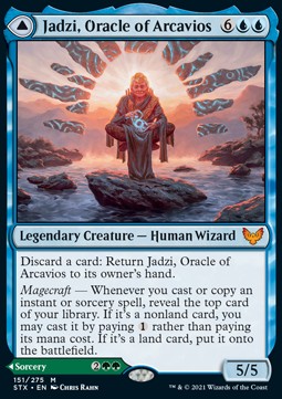 Jadzi, Oracolo di Arcavios // Viaggio verso l'Oracolo - Strixhaven: Scuola dei Maghi (Mythic) [STX-151]