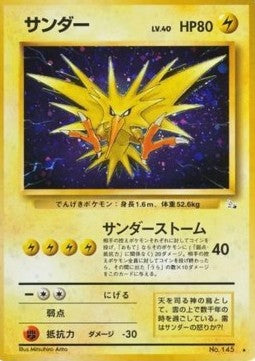 Zapdos - Mystery of the Fossils (Holo Rare)