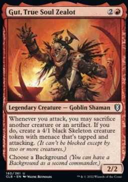 Gut, Anima Pura Zelota - Leggende di Commander: Battaglia per Baldur’s Gate (Uncommon) [CLB-180]