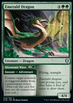 Emerald Dragon - Leggende di Commander: Battaglia per Baldur’s Gate (Uncommon) [CLB-229]