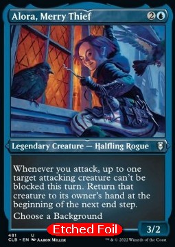 Alora, Furfante Gioiosa - Leggende di Commander: Battaglia per Baldur’s Gate: Extras (Uncommon) [XCLB-481]