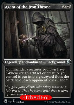 Agente del Trono di Ferro - Leggende di Commander: Battaglia per Baldur’s Gate: Extras (Uncommon) [XCLB-492]