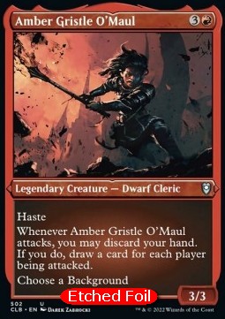 Amber Gristle O'Maul - Leggende di Commander: Battaglia per Baldur’s Gate: Extras (Uncommon) [XCLB-502]