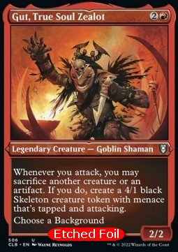 Gut, Anima Pura Zelota - Leggende di Commander: Battaglia per Baldur’s Gate: Extras (Uncommon) [XCLB-506]