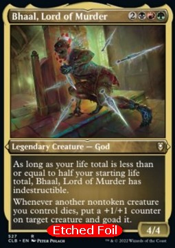 Bhaal, Signore degli Assassini - Leggende di Commander: Battaglia per Baldur’s Gate: Extras (Rare) [XCLB-527]