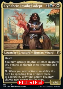 Dynaheir, Invocatrice Esperta - Leggende di Commander: Battaglia per Baldur’s Gate: Extras (Rare) [XCLB-532]