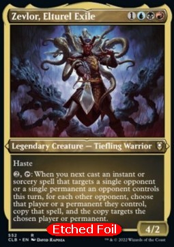 Zevlor, Esule di Elturel - Leggende di Commander: Battaglia per Baldur’s Gate: Extras (Rare) [XCLB-552]