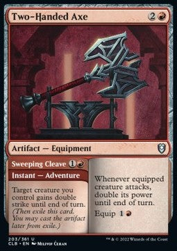 Two-Handed Axe - Leggende di Commander: Battaglia per Baldur’s Gate (Uncommon) [CLB-203]