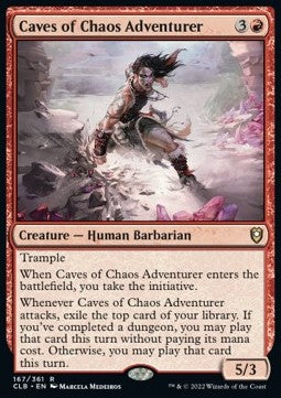 Avventuriera delle Caverne del Caos - Leggende di Commander: Battaglia per Baldur’s Gate (Rare) [CLB-167]