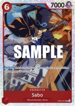 Sabo (OP05-007) - Awakening of the New Era (Super Rare) [OP05-007]