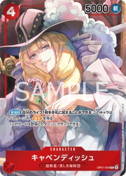 Cavendish (OP01-008) - Romance Dawn (Japanese) (Alternate Art) [OP01-JP-008]